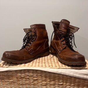 Timberland boots. Brown. Size 14. Used good condition.